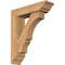 Ekena Millwork Balboa Traditional Smooth Bracket w/ Offset Brace, Western Red Cedar, 5 1/2"W x 20"D x 24"H BKT0604X20X24BOA01SWR - alternate 1